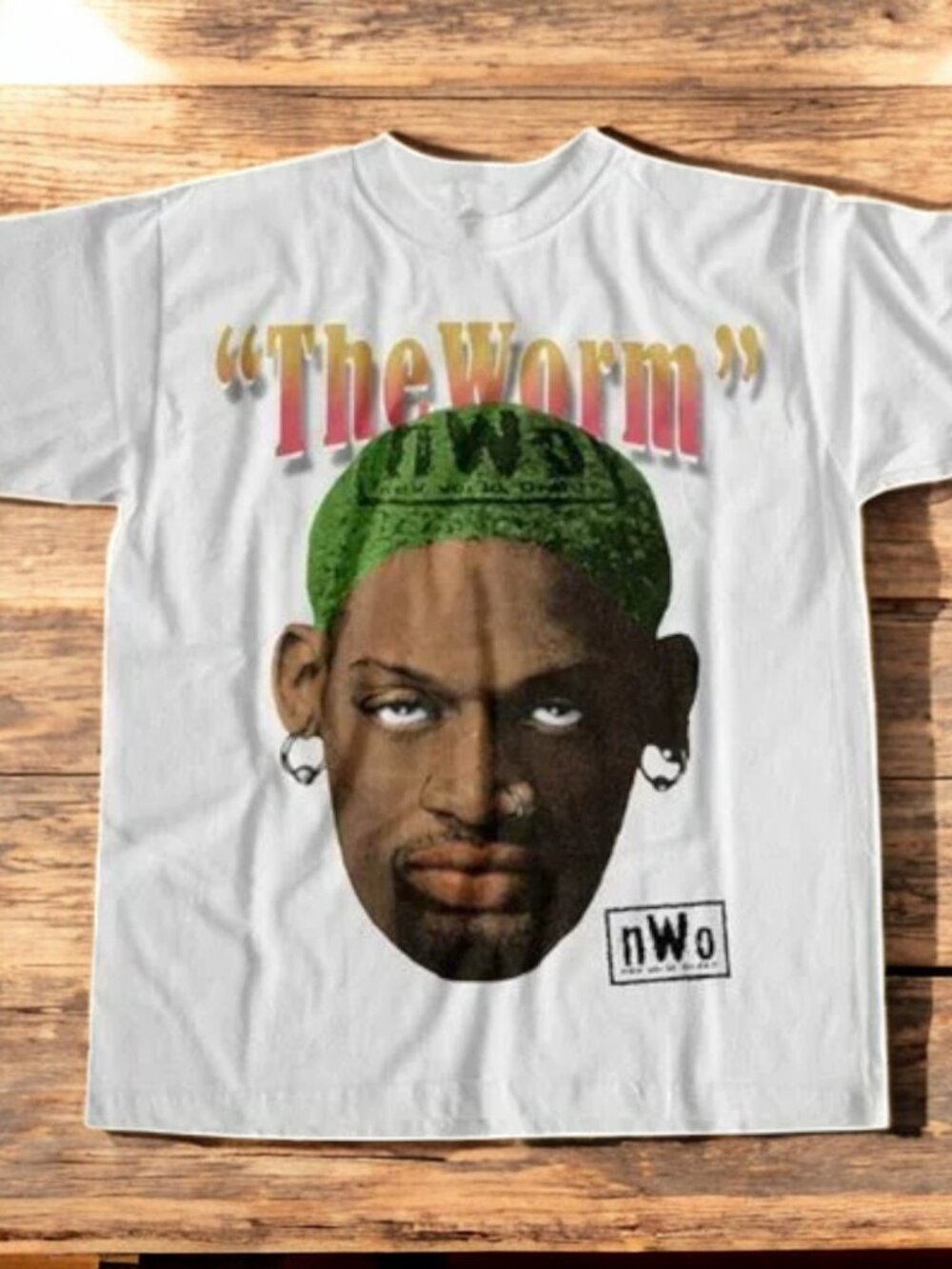 Vintage Dennis Rodman The Worm Shirt, NBA Chicago Bulls T-Shirt REPRINT